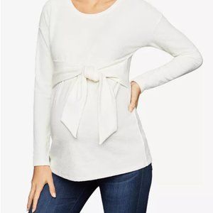 A PEA IN THE POD MATERNITY TIE FRONT TOP | NWOT